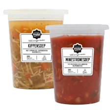 Noordertrots kippen- of minestronesoep